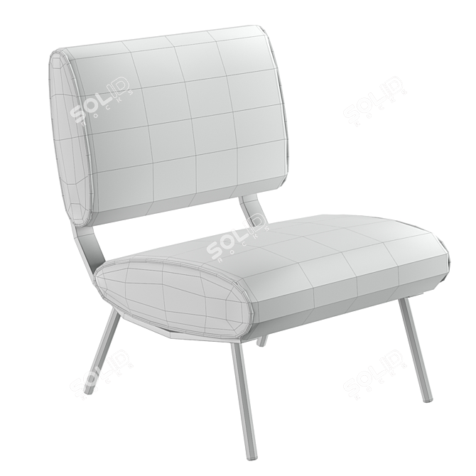 Modern Round D.154.5 Furniture 3D model image 3