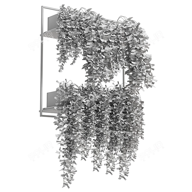 Elevate Your Space with Hanging Plants 3D model image 7