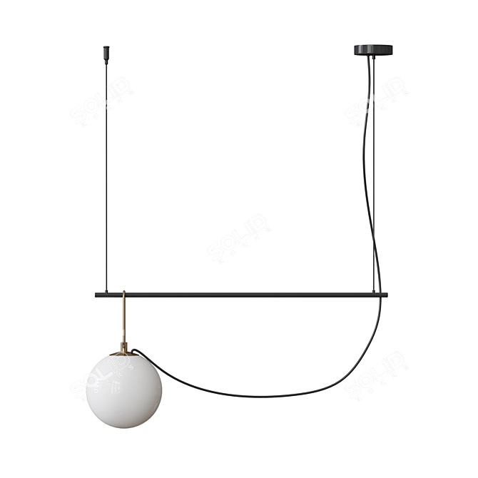 Artemide NH Suspension Lamp 3D model image 1