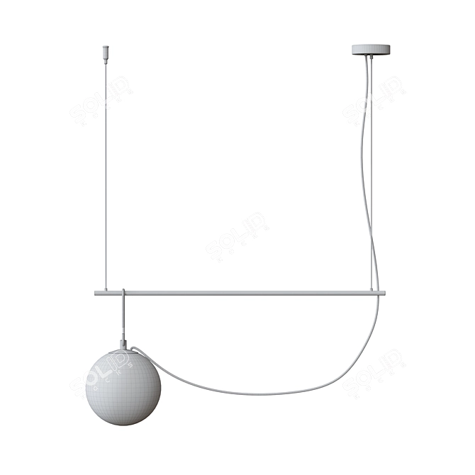 Artemide NH Suspension Lamp 3D model image 2