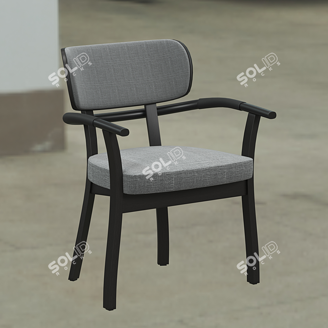 EVELIN: Stylish 2017 Chair 3D model image 2