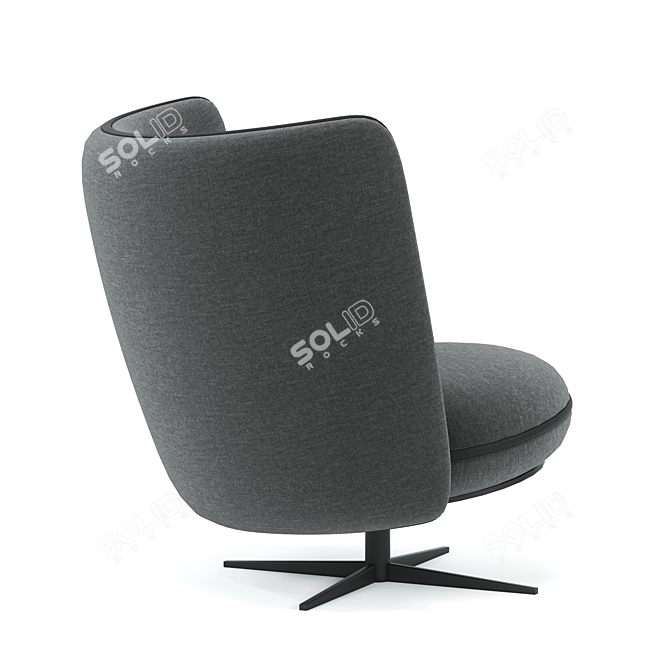 Sleek Modern Ice Breaker Chair 3D model image 3