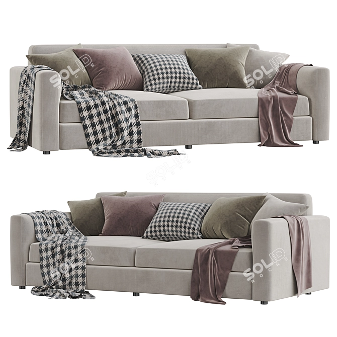 Contemporary Rendezvous Sofa - 2017 Design 3D model image 2