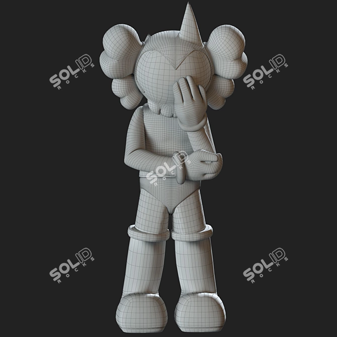 Limited Edition KAWS AstroBoy 3D model image 3