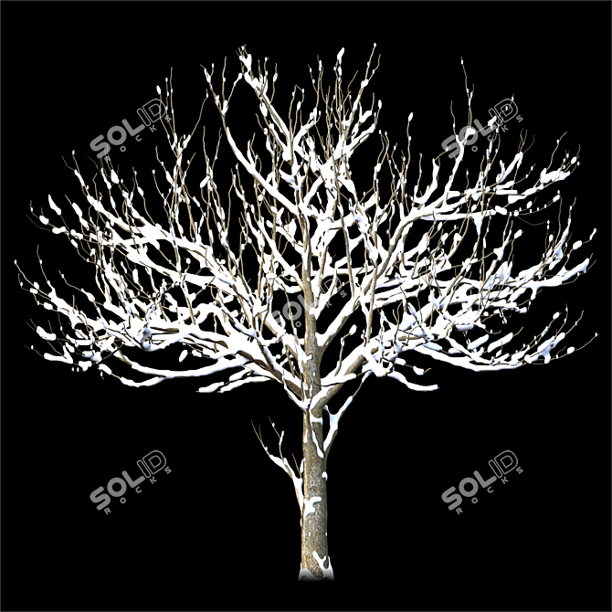 Lush Landscape Tree: 3D Model 3D model image 3