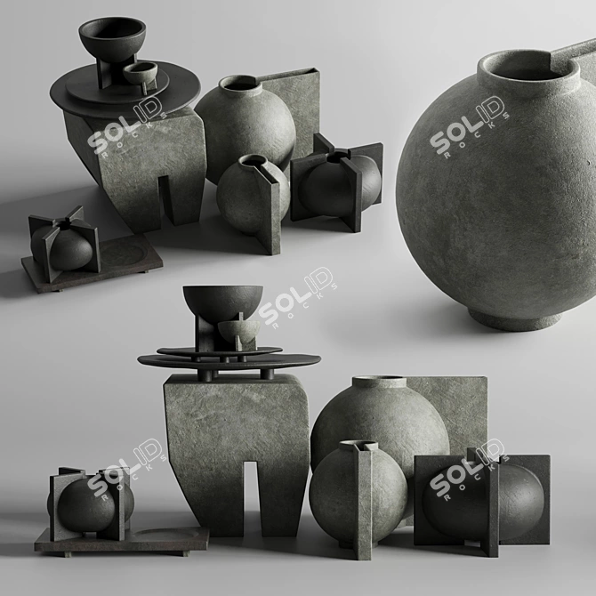 101 Copenhagen Kyoto Vase & Osaka Bowl 3D model image 1