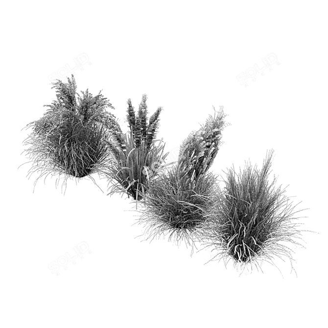 Outdoor Grass Collection: Vol. 287 3D model image 6