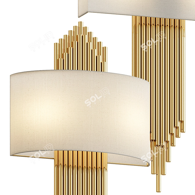 Elegant Tarito Wall Lights 3D model image 2