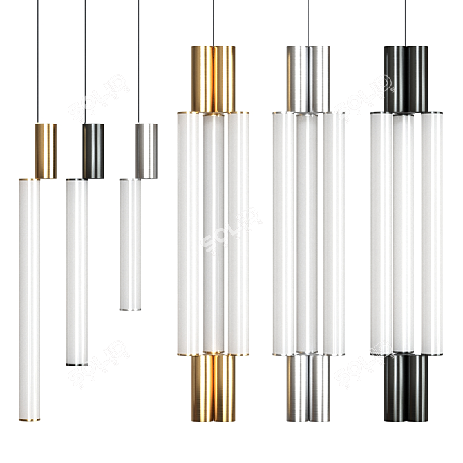 Signal Collection: Sleek and Stylish Pendant Lights 3D model image 1