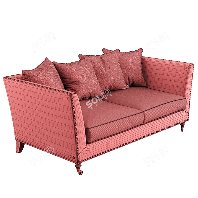 Victory Classic Sofa: Perfection in Proportions 3D model image 7