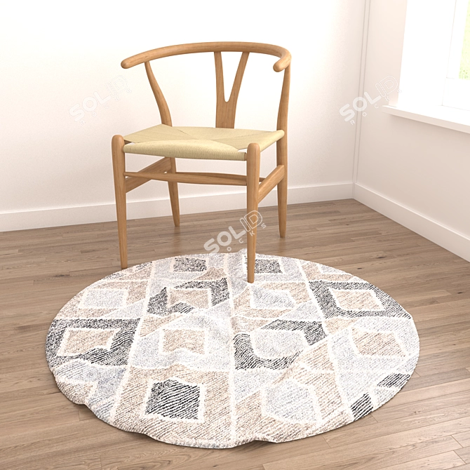 Versatile Set of 3D Rugs 3D model image 2