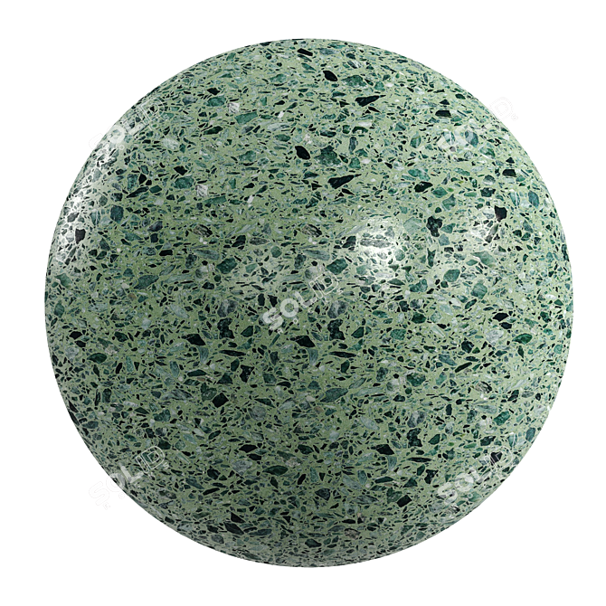 PBR Terrazzo Veneziano 03: High-Quality Material & Textures 3D model image 1