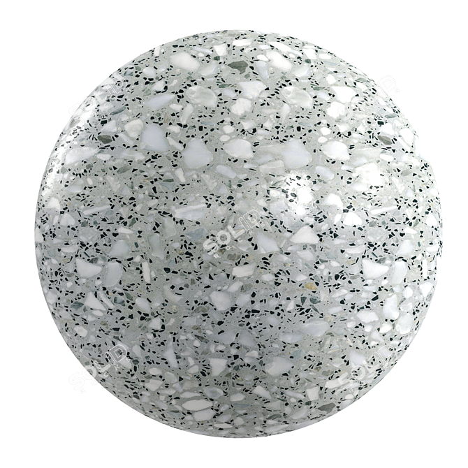 Premium Terrazzo Veneziano 04: PBR Material 3D model image 1