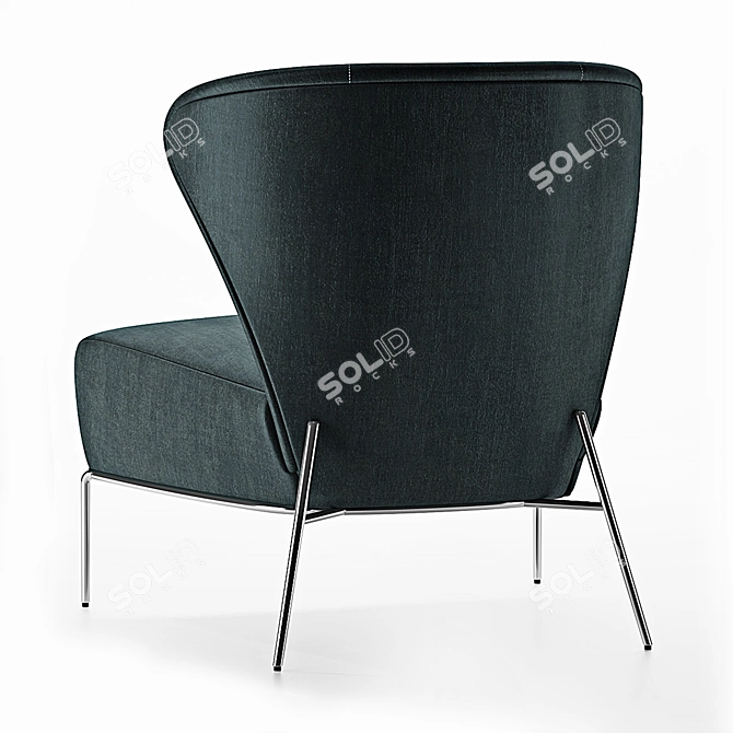 Ima Fan Too Lounge Chair: Modern Comfort and Style 3D model image 6