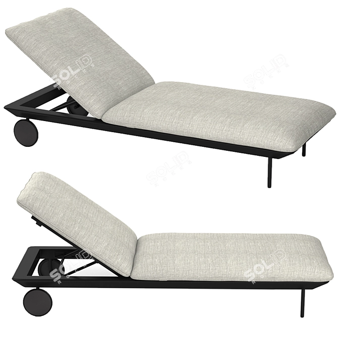 Elevate Your Lounge: Senja Lounger 3D model image 1