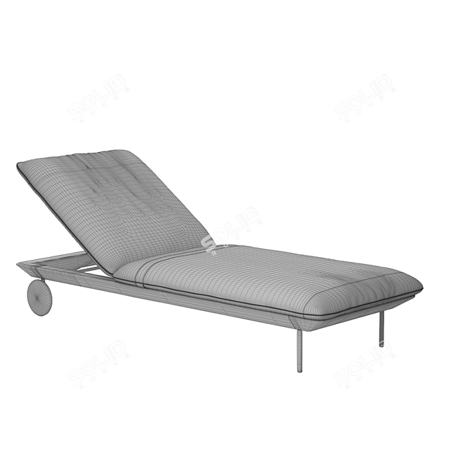 Elevate Your Lounge: Senja Lounger 3D model image 6