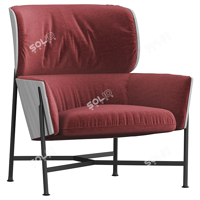 Modern SP01 Caristo Armchair 3D model image 1