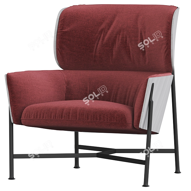 Modern SP01 Caristo Armchair 3D model image 2