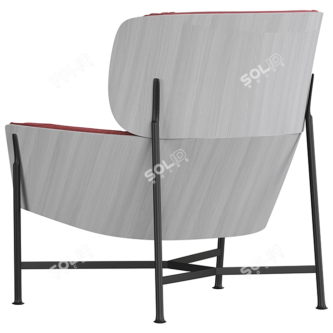 Modern SP01 Caristo Armchair 3D model image 3