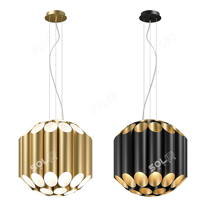 Elegant Siena Lightstar Chandelier 3D model image 1