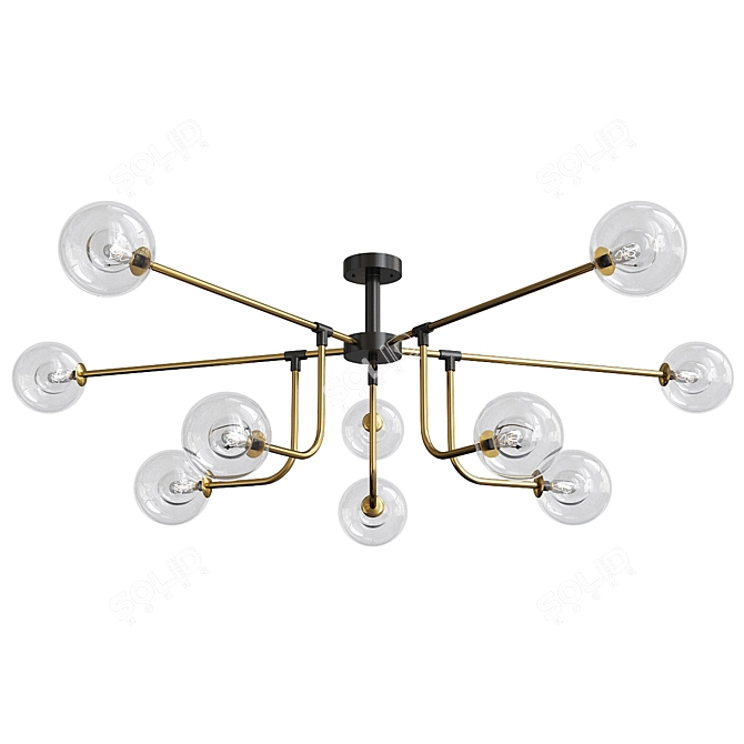 Agira: Stylish and Modern Design Lamp 3D model image 1