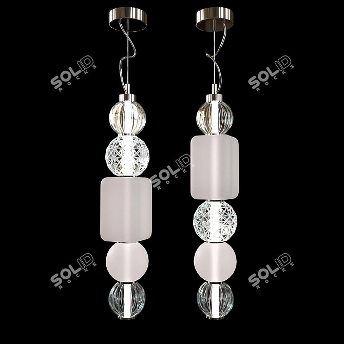 Maytoni LED Modular Pendant 3D model image 1