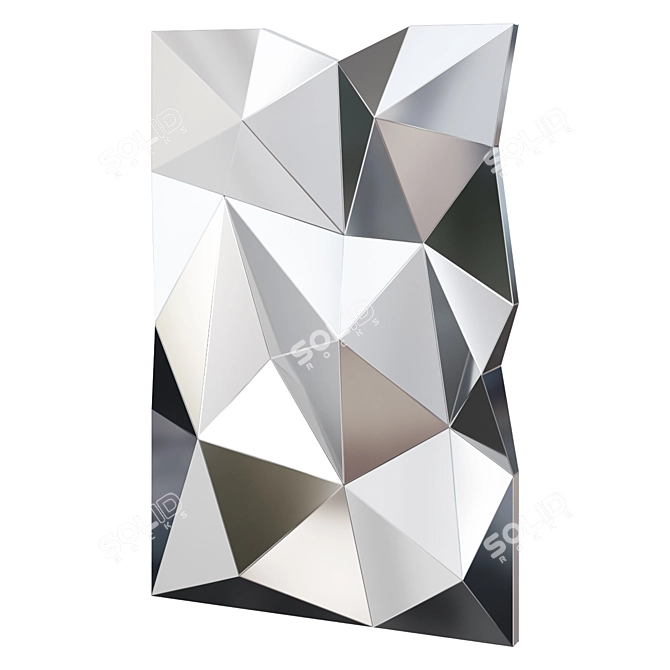 Elegant Boyton Mirror - 80x120 cm 3D model image 1