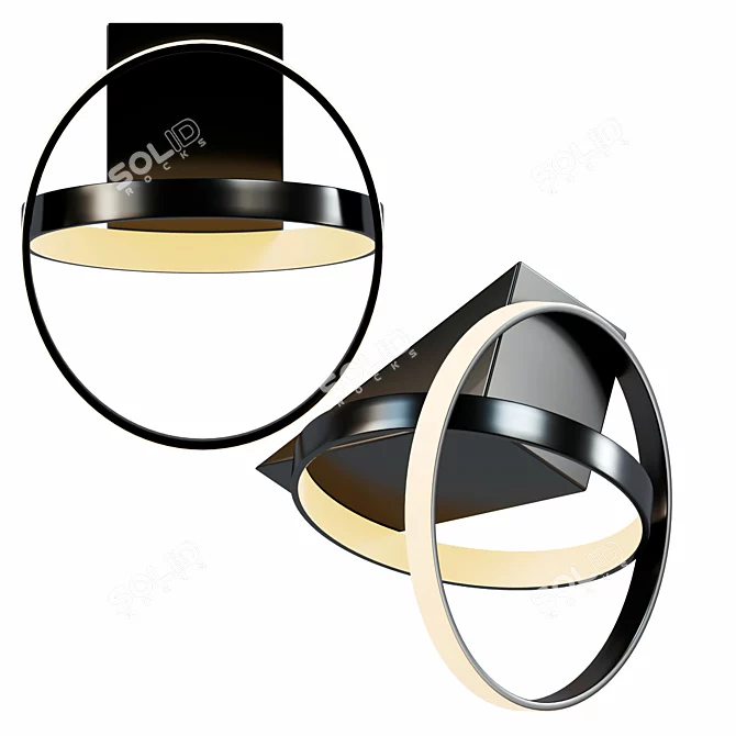 Modern LED Pendant Lamp for Bedroom and Living Room 3D model image 1