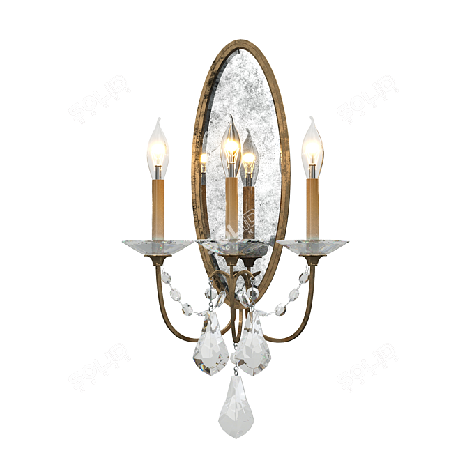 Feiss Valentina Wall Lamp 3D model image 1