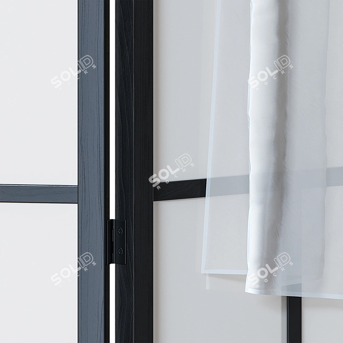  RISÖR IKEA Room Divider - Stylish and Versatile 3D model image 2