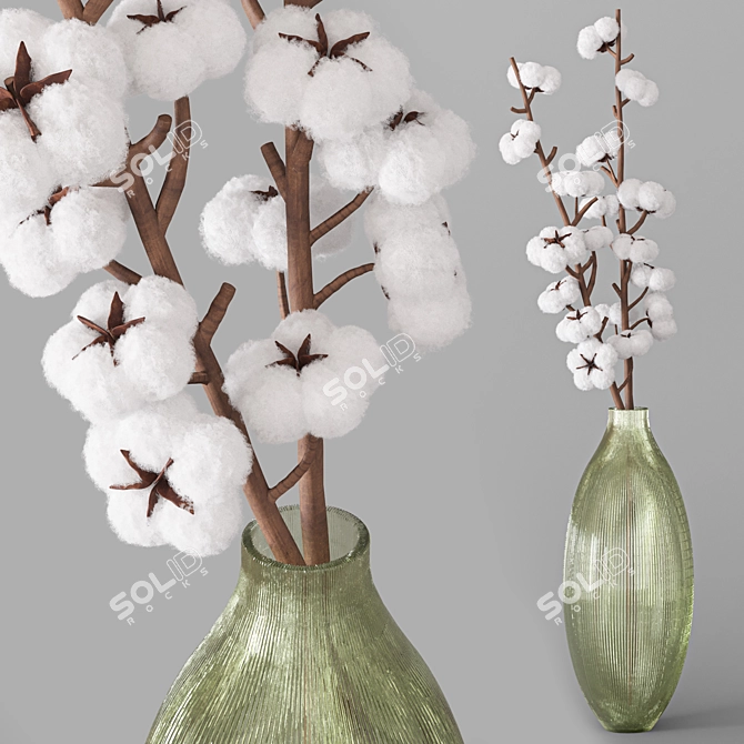 Cotton Bouquet 2015 3D model image 1