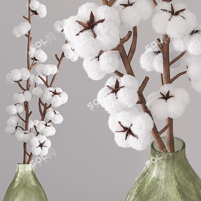 Cotton Bouquet 2015 3D model image 2