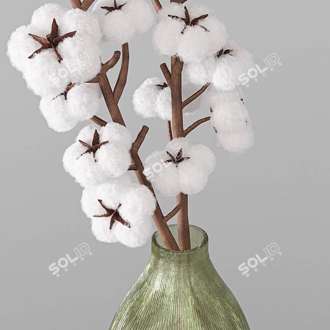 Cotton Bouquet 2015 3D model image 3