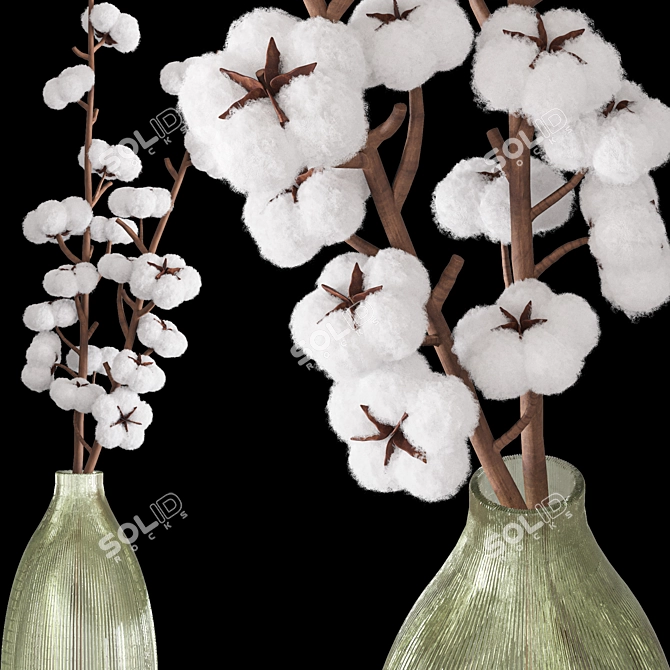 Cotton Bouquet 2015 3D model image 4