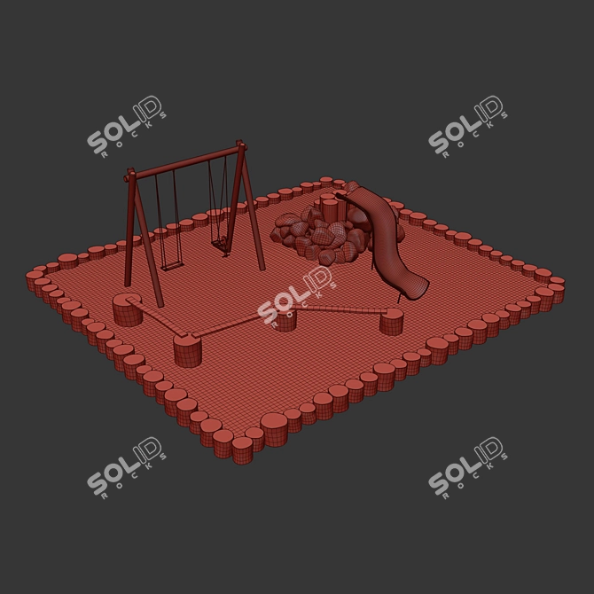 Playground 2 Fun Zone 3D model image 3