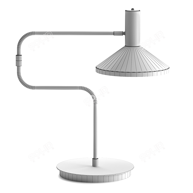 Monograph Army Table Lamp 3D model image 3