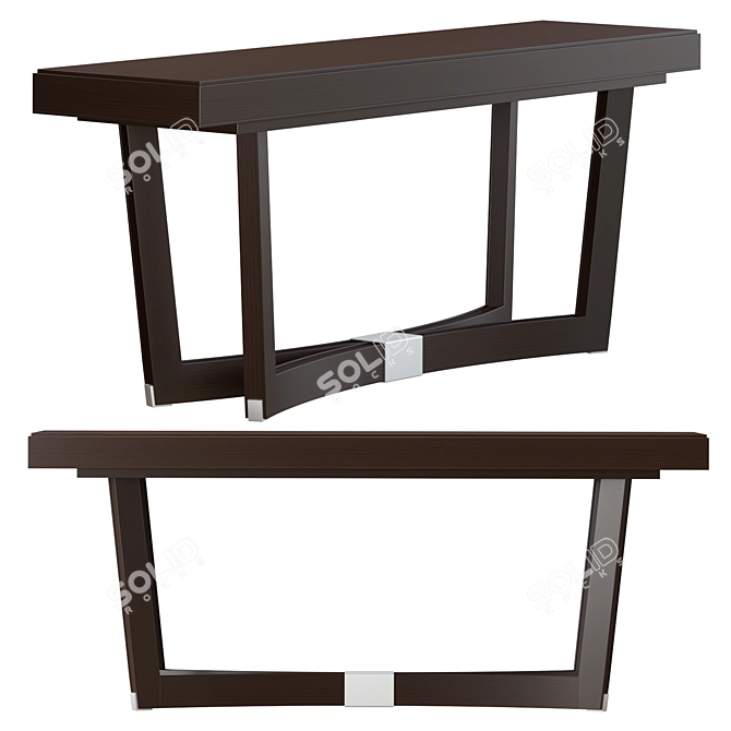 Elegant Vendome Console by Selva 3D model image 1