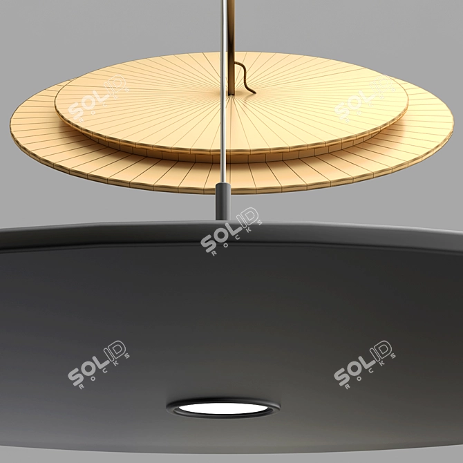 EUREKA: Stylishly Designed Ø35 cm Lamp 3D model image 2