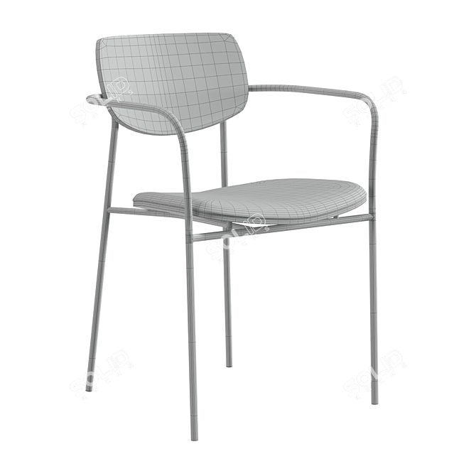 Stylish LA FORMA MAUREEN Chair 3D model image 4