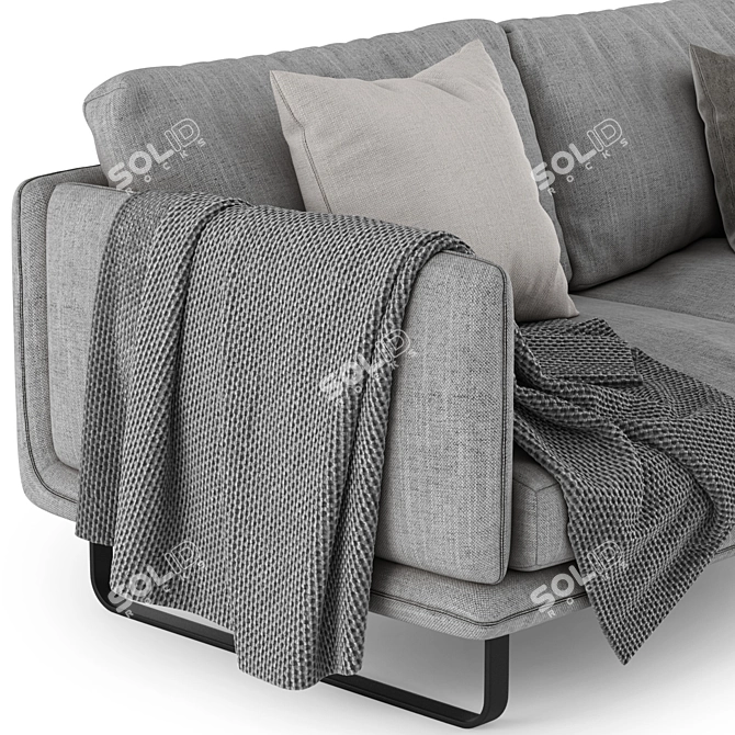 Arketipo RAIL Sofa | Elegant Contemporary Design 3D model image 3