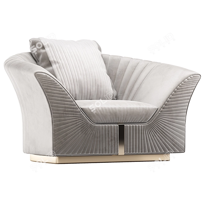 Luxury Giorgio Charisma Art Seater 3D model image 2