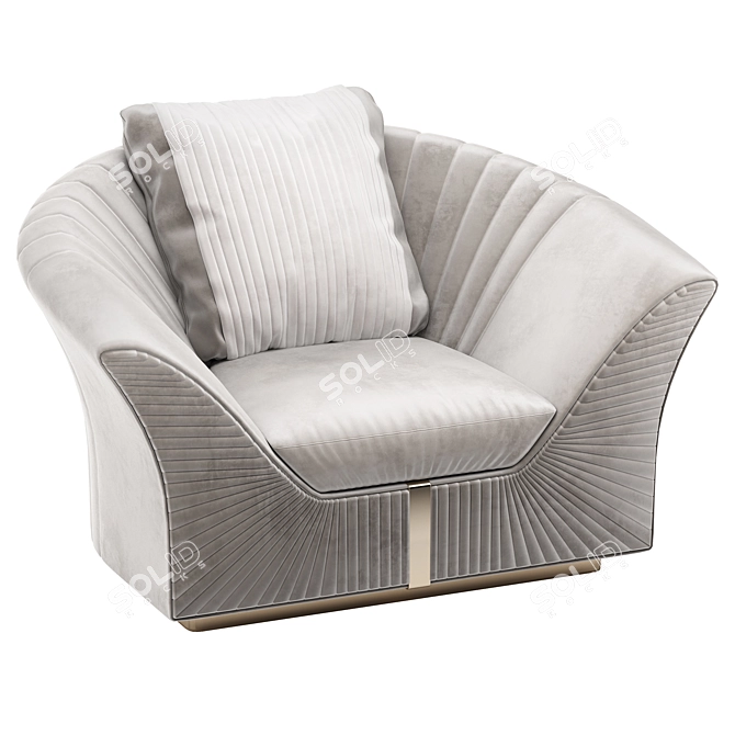 Luxury Giorgio Charisma Art Seater 3D model image 3