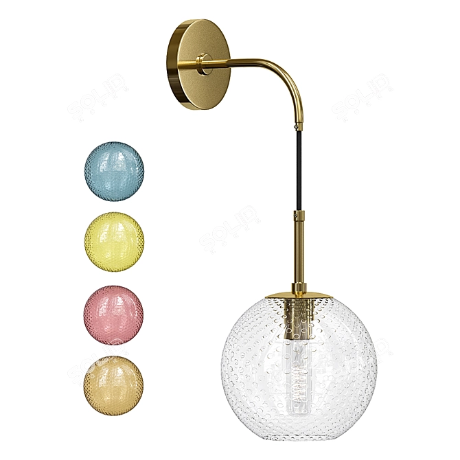 Rousseau Luxury Wall Lamp 3D model image 1