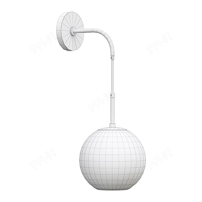 Rousseau Luxury Wall Lamp 3D model image 3