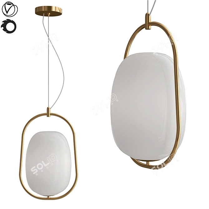 Elegant Design Lamp "WELL 3D model image 1