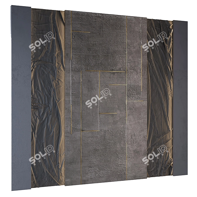 Modern Art Wall Decor 3D model image 1