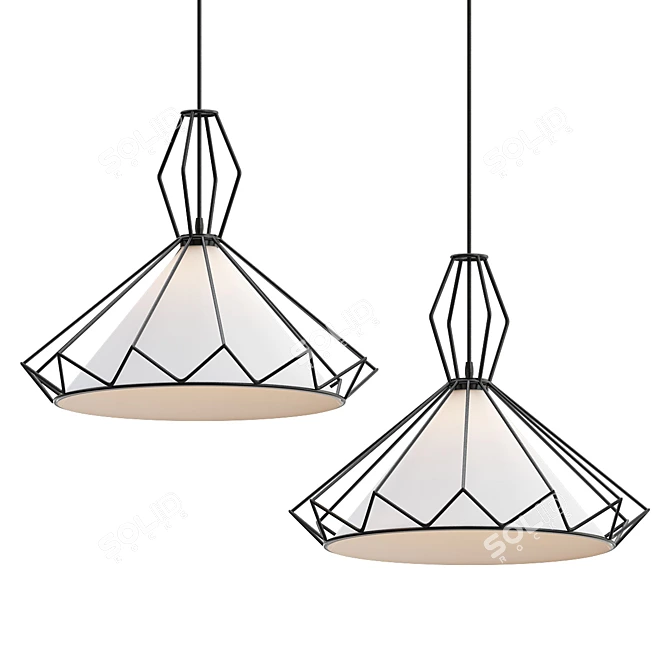 Minimalist Design Lamp - RUNDIS 3D model image 1