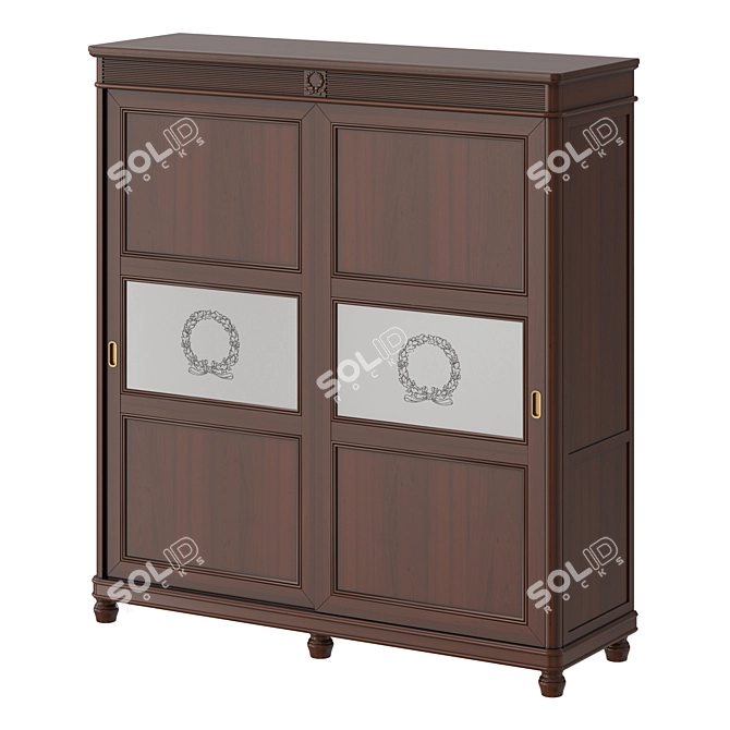 Elegant Maria Silva Wardrobe 3D model image 1