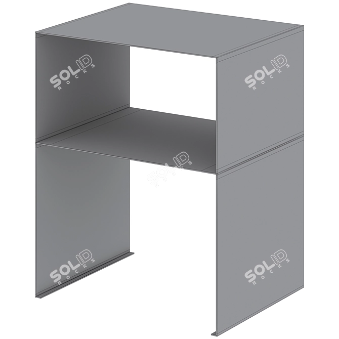  House Doctor Side Table FARI: Sleek & Stylish Black Accent 3D model image 4