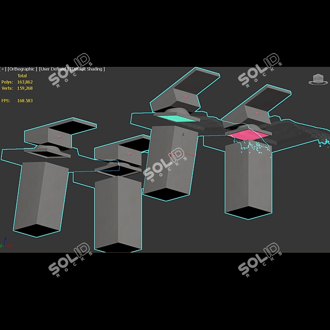 Illuminating Water Tap 3D model image 7